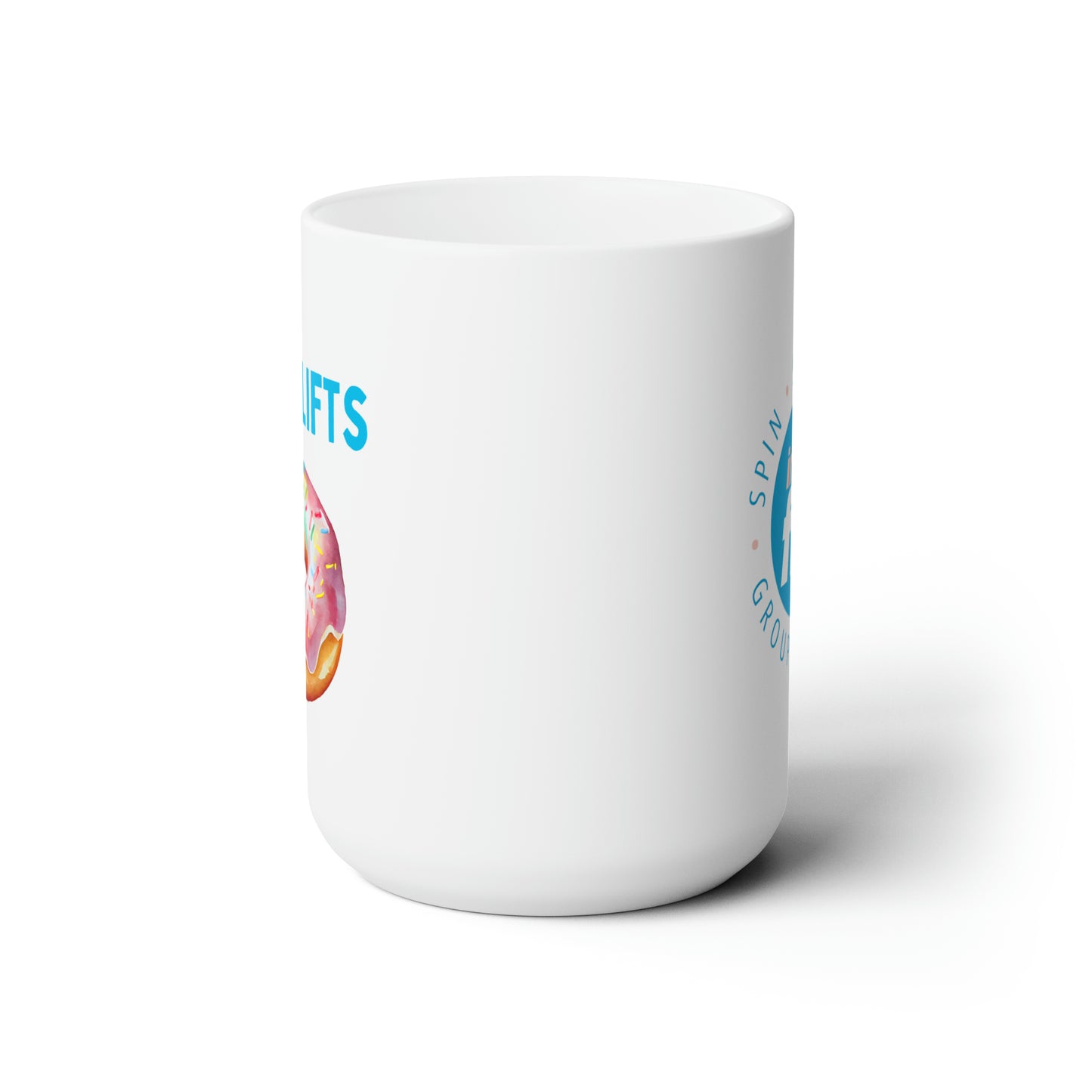 15 oz 'Deadlifts and Donuts' Fitness Mug from Inner Fit