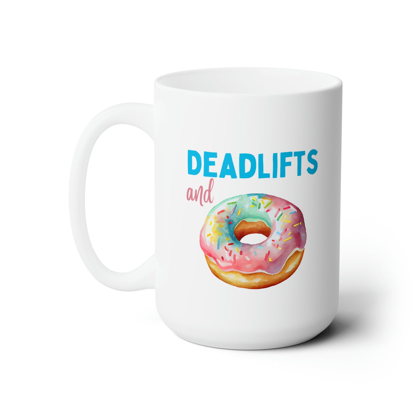 15 oz 'Deadlifts and Donuts' Fitness Mug from Inner Fit