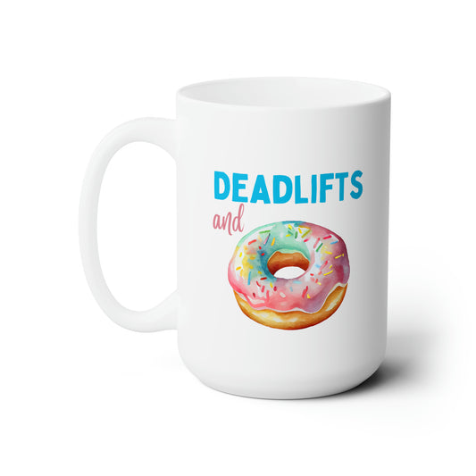 15 oz 'Deadlifts and Donuts' Fitness Mug from Inner Fit